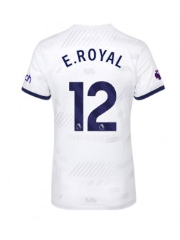 Billige Tottenham Hotspur Emerson Royal #12 Hjemmedrakt Dame 2023-24 Kortermet